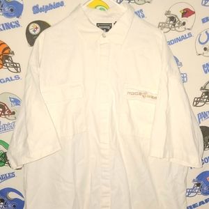 Vintage 2000s Y2K Rocawear Jay Z Hip Hop Rap Button Up Shirt